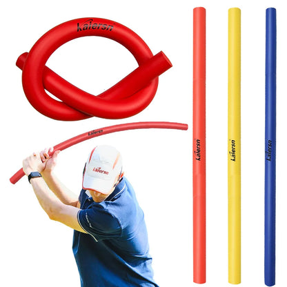 Soft Golf Swing Trainer - Power Stick & Foam Whip