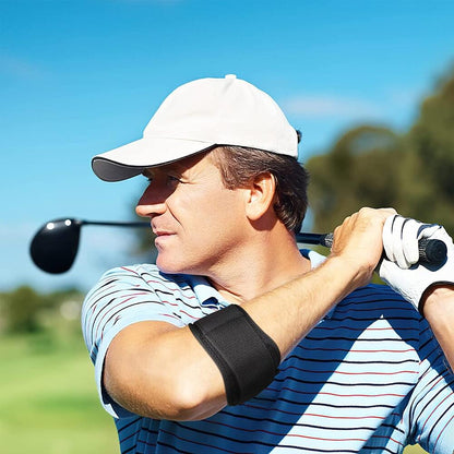 Golf Elbow Support Strap, Relieves Lateral Pain.